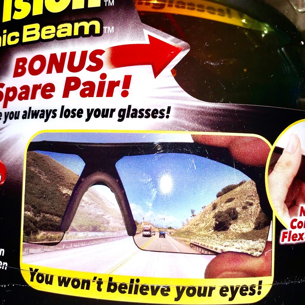 HD polarize sunglasses battle vision 2 pair